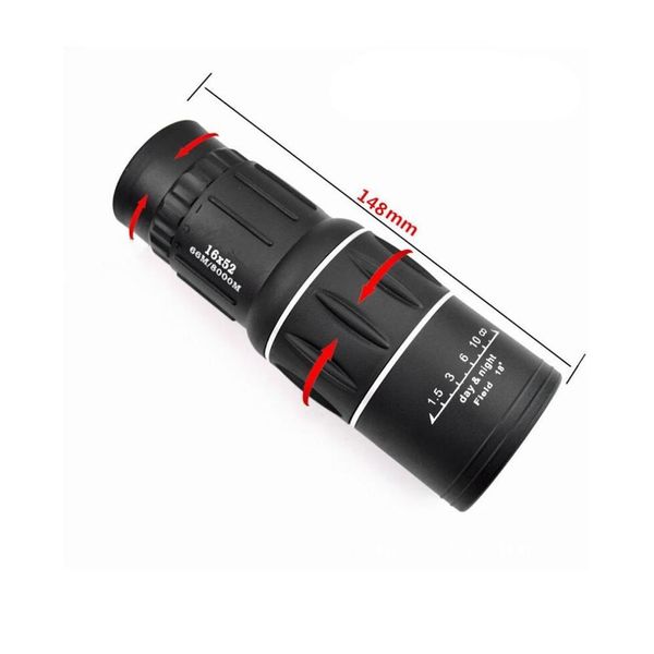 new 16 x 52 dual focus monocular spotting telescope zoom optic lens binoculars coating lenses hunting optic scope monocular
new 16 x 52 dual focus monocular spotting telescope zoom optic lens binoculars coating lenses hunting optic scope monocular