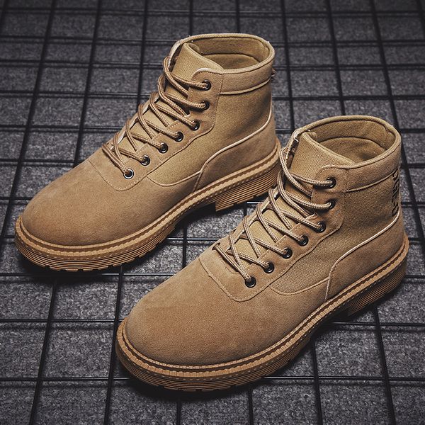 2019 autumn early winter boots men canvas shoes high men casual shoes young man footwear thick sole ankle boots ka1805, Black
2019 autumn early winter boots men canvas shoes high men casual shoes young man footwear thick sole ankle boots ka1805, Black