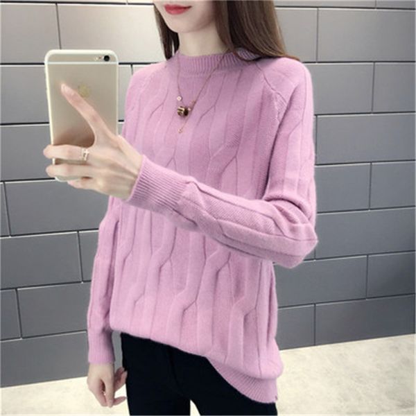 women turtleneck sweaters winter 2019 pull jumpers european casual twist warm sweaters female oversized sweater pull pz2113, White;black
women turtleneck sweaters winter 2019 pull jumpers european casual twist warm sweaters female oversized sweater pull pz2113, White;black