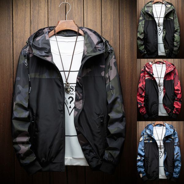jacket men autumn winter fashion camouflage hoodie outdoor windproof sports jackets casual coat male clothes m-5xl, Black;brown
jacket men autumn winter fashion camouflage hoodie outdoor windproof sports jackets casual coat male clothes m-5xl, Black;brown