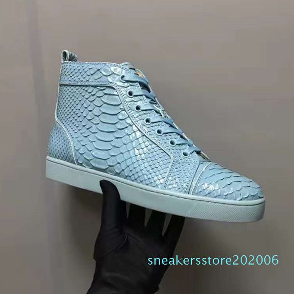 new 2019 krystal sneaker snakeskin red bottom leather premium casual shoes, lace-up flat shoes for both men and women s06, Black
new 2019 krystal sneaker snakeskin red bottom leather premium casual shoes, lace-up flat shoes for both men and women s06, Black