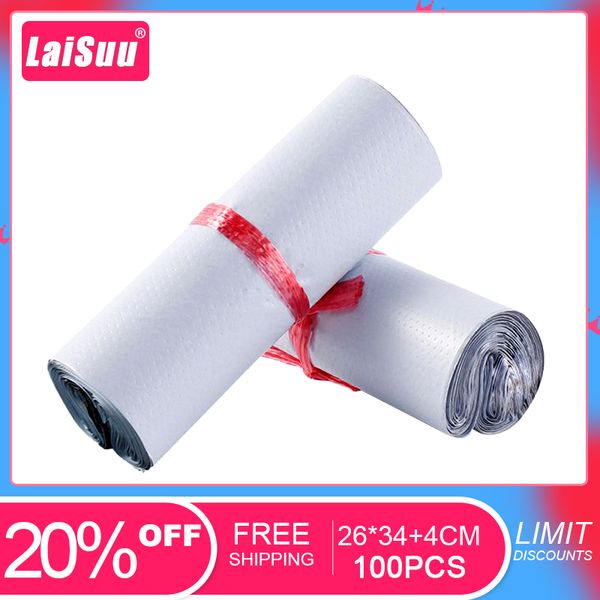 100pcs 26*34cm/10.23*13.3 inch fashion white super light tear resistance poly mailers self seal plastic mailing envelope bags
100pcs 26*34cm/10.23*13.3 inch fashion white super light tear resistance poly mailers self seal plastic mailing envelope bags