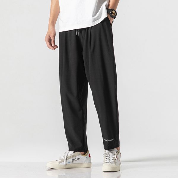 1 pc men pant fashion casual fashion loose pure color outdoors sport loose ankle-length pants m1003, Black
1 pc men pant fashion casual fashion loose pure color outdoors sport loose ankle-length pants m1003, Black