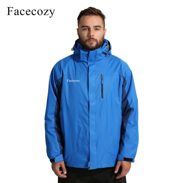 facecozy men winter hiking warm jacket 2 pieces fleeced outdoor waterproof windproof jackets camping climbing coats chaqueta, Blue;black
facecozy men winter hiking warm jacket 2 pieces fleeced outdoor waterproof windproof jackets camping climbing coats chaqueta, Blue;black