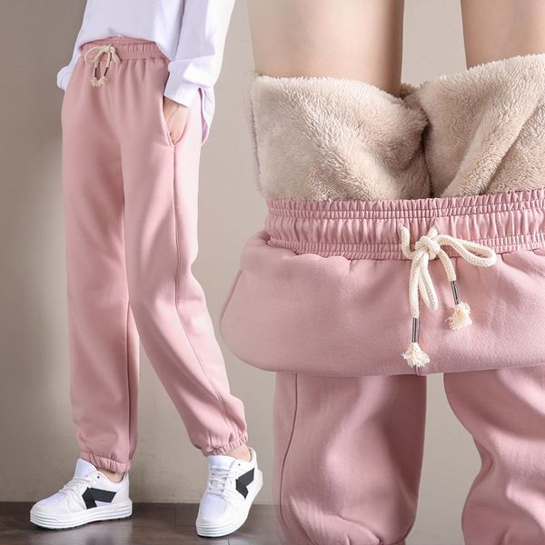 women harem pants 2019 autumn winter thicken lambskin trousers elastic high waist casual pants woman warm large size 3xl, Black;white
women harem pants 2019 autumn winter thicken lambskin trousers elastic high waist casual pants woman warm large size 3xl, Black;white
