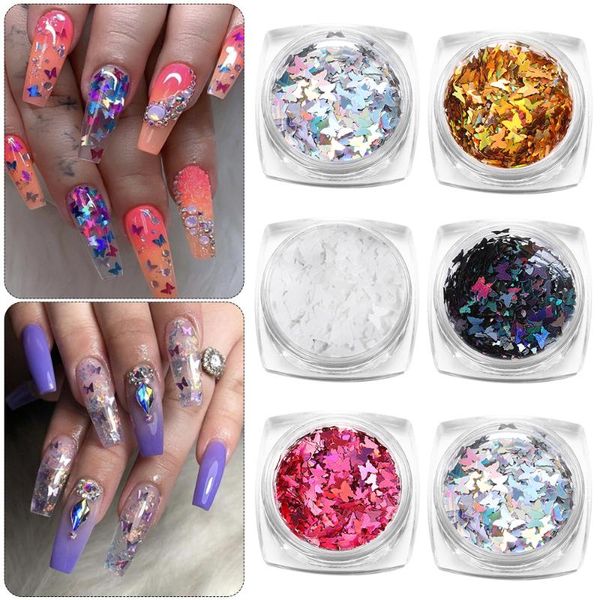 1box holographic butterfly nail art glitter decorations flakes thin sequin chrome women beauty 3d sparkle polish manicure slice, Silver;gold
1box holographic butterfly nail art glitter decorations flakes thin sequin chrome women beauty 3d sparkle polish manicure slice, Silver;gold