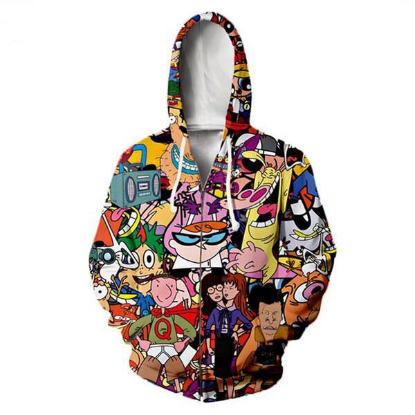 новая мода на молнии толстовки мультфильм полностью 90-х 3d печати zip-up толстовки толстовка мужчины / женщины harajuku комплекты топы r052, Black;brown
новая мода на молнии толстовки мультфильм полностью 90-х 3d печати zip-up толстовки толстовка мужчины / женщины harajuku комплекты топы r052, Black;brown