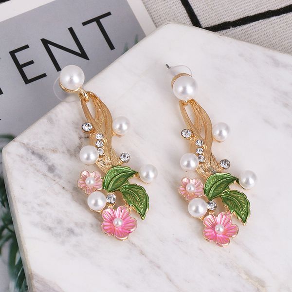 jujia korean design flower pearl earring women party wedding lovely fashion jewelry drop earrings for girls gifts, Silver
jujia korean design flower pearl earring women party wedding lovely fashion jewelry drop earrings for girls gifts, Silver