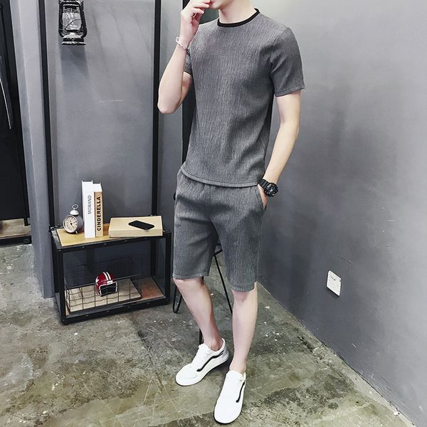 мужской дизайнерский костюм с коротким рукавом тонкие шорты повседневный спортивный костюм молодежная футболка с коротким рукавом tide, White;black
мужской дизайнерский костюм с коротким рукавом тонкие шорты повседневный спортивный костюм молодежная футболка с коротким рукавом tide, White;black