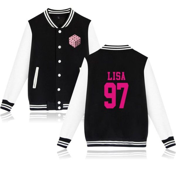 popular group blackpink jacket with print women/men uniform fashion and cool baseball jacket xxs to 4xl, Black;brown
popular group blackpink jacket with print women/men uniform fashion and cool baseball jacket xxs to 4xl, Black;brown