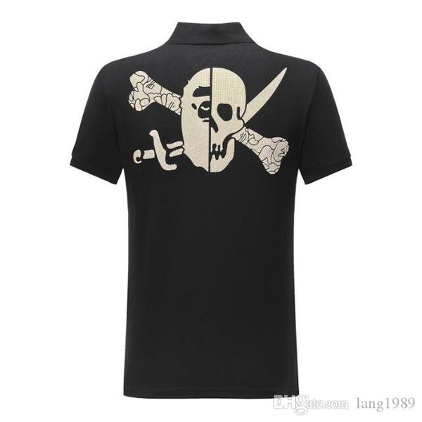 2019 wholesale men's wear cotton large-size short-sleeved t-shirt summer lapel polo shirt phillip plain #4403, White;black
2019 wholesale men's wear cotton large-size short-sleeved t-shirt summer lapel polo shirt phillip plain #4403, White;black