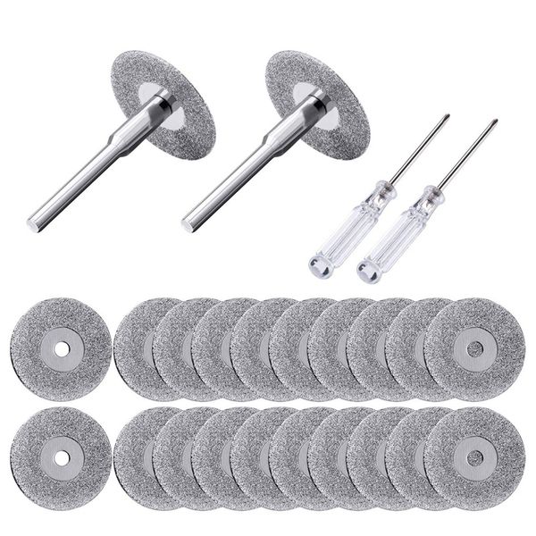 new 20 pieces 22 mm diamond cutting wheel cut off discs coated rotary tools with 4 pack mandrel and 2 pack screwdriver
new 20 pieces 22 mm diamond cutting wheel cut off discs coated rotary tools with 4 pack mandrel and 2 pack screwdriver
