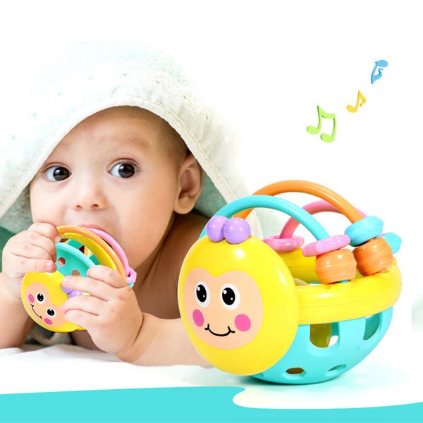 1 pc soft rubber cartoon bee hand knocking rattle dumbbell baby early educational toys for kids preschool tools games gifts
1 pc soft rubber cartoon bee hand knocking rattle dumbbell baby early educational toys for kids preschool tools games gifts