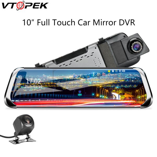 vk car dvr car camera 10" stream media rear view mirror fhd 1080p dash cam registrar video recorder backup camera
vk car dvr car camera 10" stream media rear view mirror fhd 1080p dash cam registrar video recorder backup camera