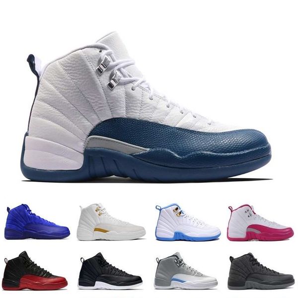 BMWT 12 12s XII Basketball Shoes Men Women Ovo White TAXI Flu Game GS Barons Playoffs Gym French Blue Varsity Red Sneakers Size36-47
BMWT 12 12s XII Basketball Shoes Men Women Ovo White TAXI Flu Game GS Barons Playoffs Gym French Blue Varsity Red Sneakers Size36-47