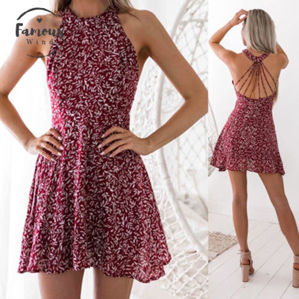 dress womens casual backless sleeveless hang neck floral printed mini dress summer slim lace up pleated dress sundress, Black;gray
dress womens casual backless sleeveless hang neck floral printed mini dress summer slim lace up pleated dress sundress, Black;gray