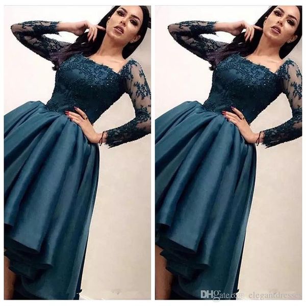 middle east a-line prom dresses long sleeves square neck beads sequined hi-lo lace appliques elegant evening party gowns vestidos ogstuff, Black
middle east a-line prom dresses long sleeves square neck beads sequined hi-lo lace appliques elegant evening party gowns vestidos ogstuff, Black