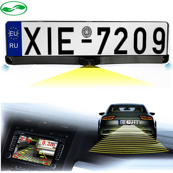 3in1 new night vision european license plate frame video parking sensor reverse backup radar with car rear view parking camera
3in1 new night vision european license plate frame video parking sensor reverse backup radar with car rear view parking camera