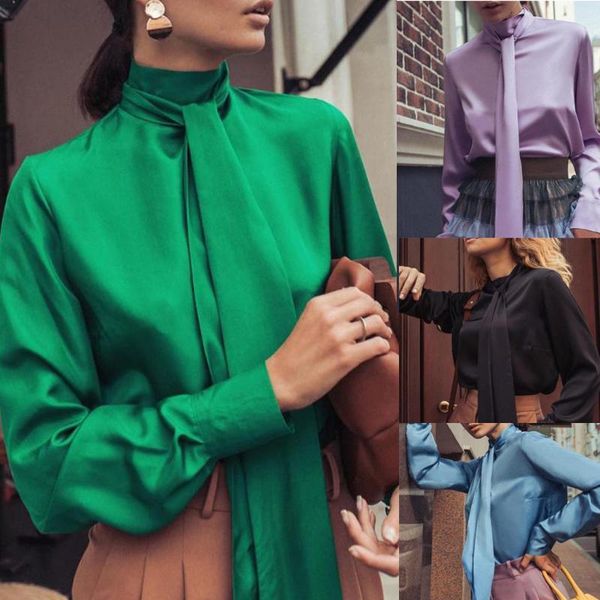 korean style office ladies vintage streetwear women solid casual ladies long sleeve bandage fashion blouse chemise femme, White
korean style office ladies vintage streetwear women solid casual ladies long sleeve bandage fashion blouse chemise femme, White