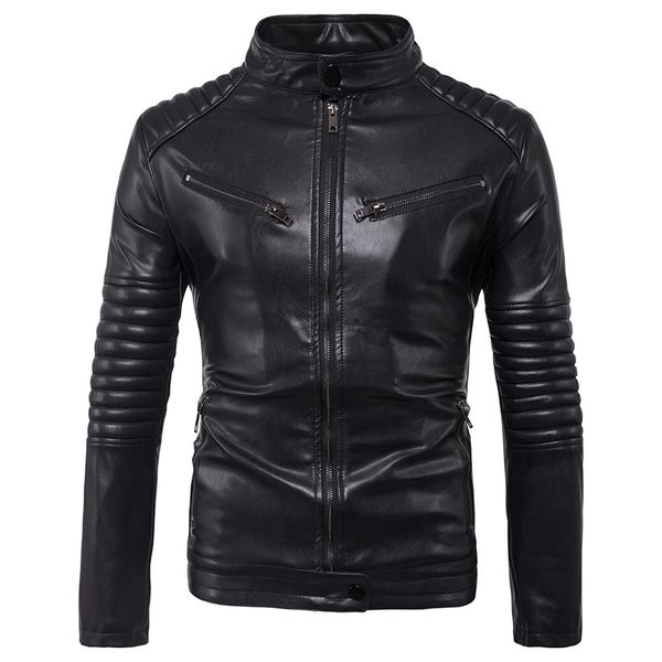 2017 men autumn casual faux leather jackets motorcycle biker waterproof stitching pu leather jacket plus size 5xl, Black;brown
2017 men autumn casual faux leather jackets motorcycle biker waterproof stitching pu leather jacket plus size 5xl, Black;brown
