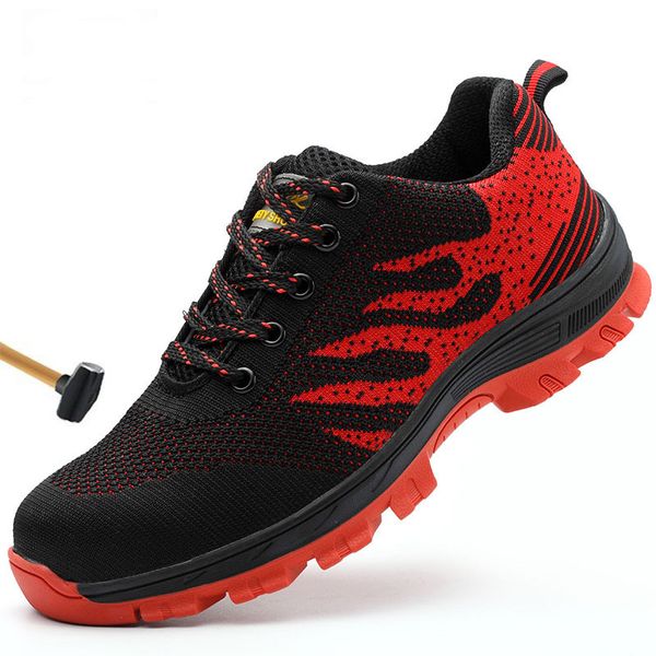 new safety shoes sports shoes men's fashion large size anti-mite steel nose puncture men's work 35-46, Black
new safety shoes sports shoes men's fashion large size anti-mite steel nose puncture men's work 35-46, Black