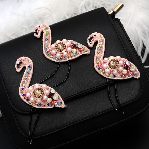 gugutree beaded embroidery flamingo patch animal cartoon patches badges applique patches for clothing sk-76, Black
gugutree beaded embroidery flamingo patch animal cartoon patches badges applique patches for clothing sk-76, Black