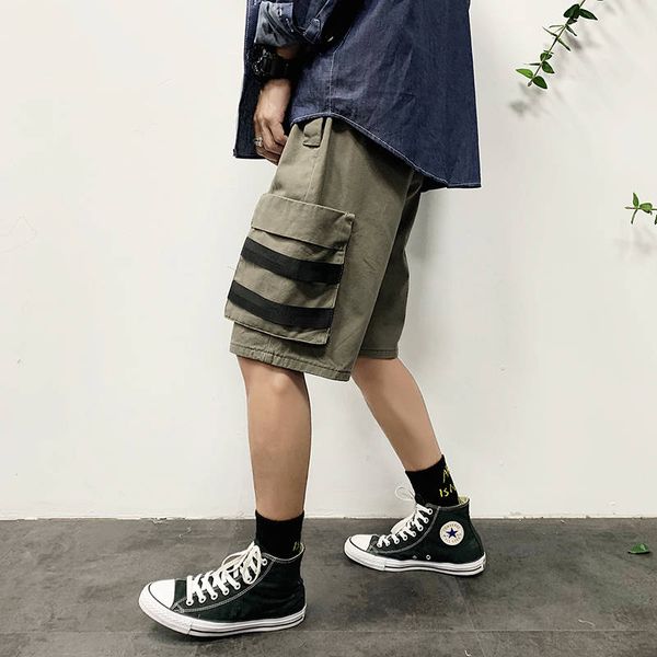 men side strap buckle zipper pocket cargo baggy shorts 2019 summer hip hop casual streetwear short trousers male shorts trousers, White;black
men side strap buckle zipper pocket cargo baggy shorts 2019 summer hip hop casual streetwear short trousers male shorts trousers, White;black