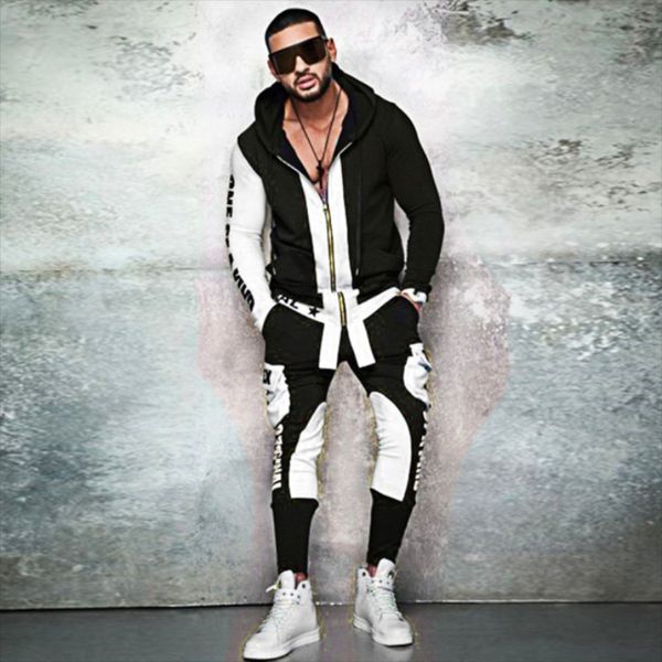 autumn casual brand men 2 piece set hooded sweatshirts + pants set fitness traning sportswear zipper track suit mens jogger sets, Gray
autumn casual brand men 2 piece set hooded sweatshirts + pants set fitness traning sportswear zipper track suit mens jogger sets, Gray