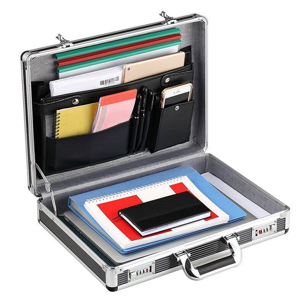 portable aluminum tool case outdoor suitcase toolbox password file box impact resistant safety case equipment 45x33x11cm
portable aluminum tool case outdoor suitcase toolbox password file box impact resistant safety case equipment 45x33x11cm