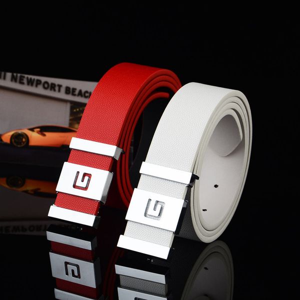 2020 fashion couple style men's leather belt korean version lovers letters smooth buckle female white belt, Black;brown
2020 fashion couple style men's leather belt korean version lovers letters smooth buckle female white belt, Black;brown