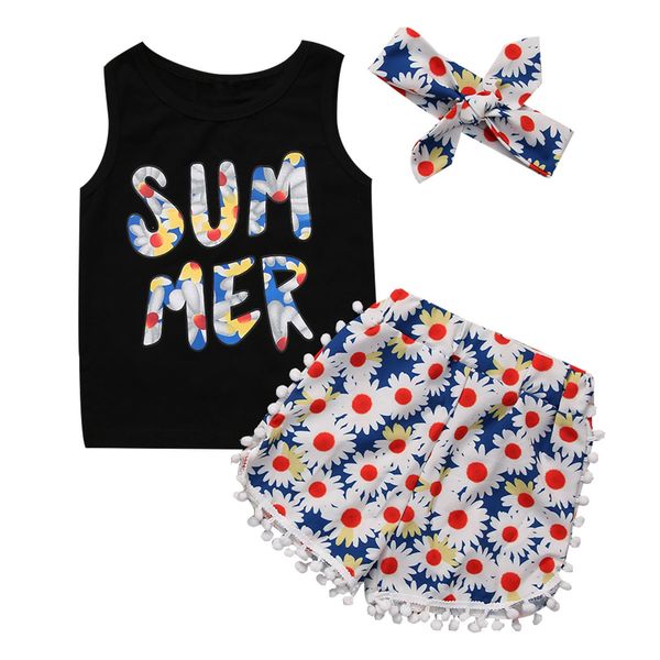 3pcs cotton suit summer toddler kids girl vest +chrysanthemum floral shors +headband 2-7y, White
3pcs cotton suit summer toddler kids girl vest +chrysanthemum floral shors +headband 2-7y, White