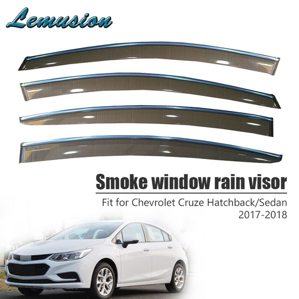 4pcs smoke window rain visor for chevrolet cruze sedan/hatchback 2017 2018 vent sun deflectors guard accessories
4pcs smoke window rain visor for chevrolet cruze sedan/hatchback 2017 2018 vent sun deflectors guard accessories