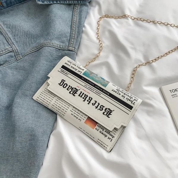 women messenger bag shoulder bags personality fashion small square newspaper package crossbody female handbag sac à main femme
women messenger bag shoulder bags personality fashion small square newspaper package crossbody female handbag sac à main femme