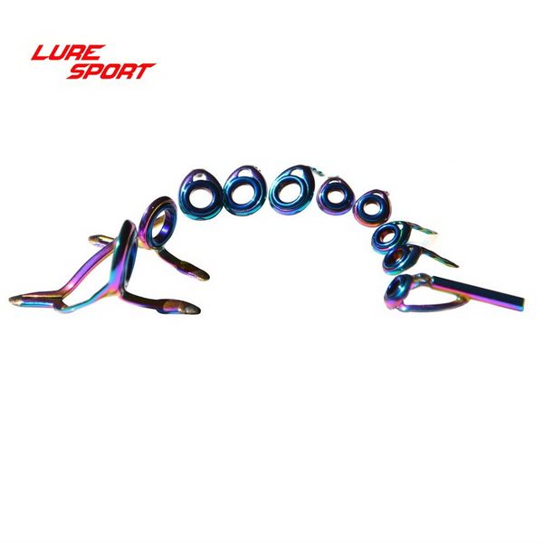 luresport kt kw lg rainbow frame blue ring guide set 8/9/10pcs guide casting rod building component repair pole diy acce
luresport kt kw lg rainbow frame blue ring guide set 8/9/10pcs guide casting rod building component repair pole diy acce