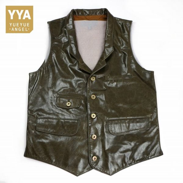 luxury genuine cow leather vest men motorcycle slim fit real leather waistcoats jackets man sleeveless overcoats, Black
luxury genuine cow leather vest men motorcycle slim fit real leather waistcoats jackets man sleeveless overcoats, Black