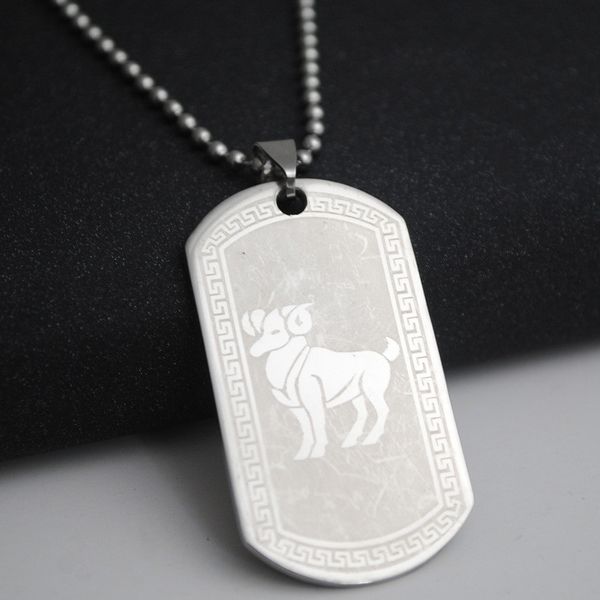 1 aries stainless steel 12 twelve constellation sign necklace zodiac symbol amulet korean lucky mother men's family gifts jewelry, Silver
1 aries stainless steel 12 twelve constellation sign necklace zodiac symbol amulet korean lucky mother men's family gifts jewelry, Silver