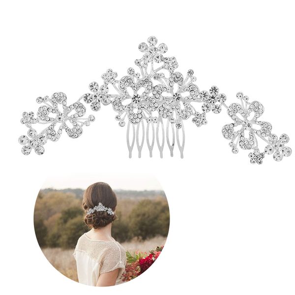 1 pcs bridal beautiful alloy comb rhinestone bridal comb bloom delicate wedding headdress for girl women
1 pcs bridal beautiful alloy comb rhinestone bridal comb bloom delicate wedding headdress for girl women
