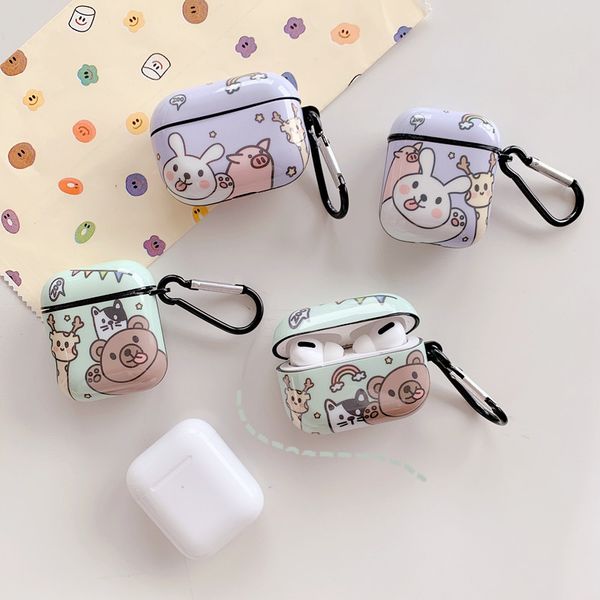 animal zoo cartoon bear rabbit bluetooth wireless headset cover for apple airpods 1 2 pro charging case
animal zoo cartoon bear rabbit bluetooth wireless headset cover for apple airpods 1 2 pro charging case
