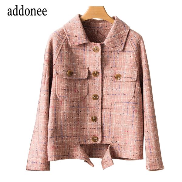women's wool & blends british lady style autumn winter cashmere woolen female women lapel collar coat fashion casual loose warm, Black
women's wool & blends british lady style autumn winter cashmere woolen female women lapel collar coat fashion casual loose warm, Black