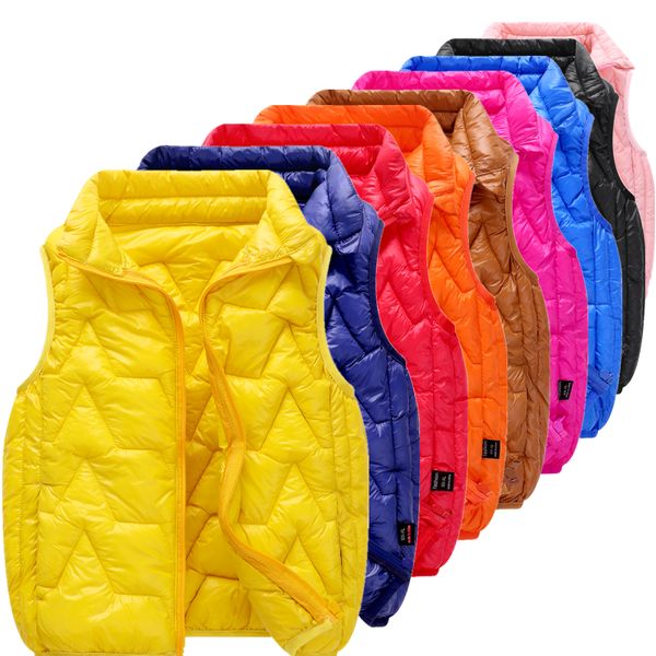 children light stand collar warm down cotton vests boys casual wavy windproof waistcoats girls winter soft and comfortable vest, Blue
children light stand collar warm down cotton vests boys casual wavy windproof waistcoats girls winter soft and comfortable vest, Blue