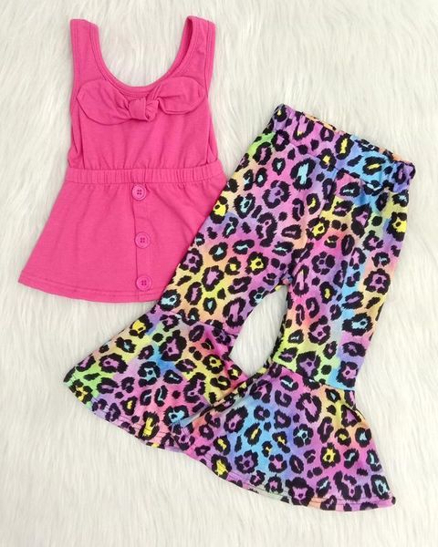 new style kids summer clothes solid color tank match printed bell pants 2 pieces set boutique baby girl fashion outfit, White
new style kids summer clothes solid color tank match printed bell pants 2 pieces set boutique baby girl fashion outfit, White