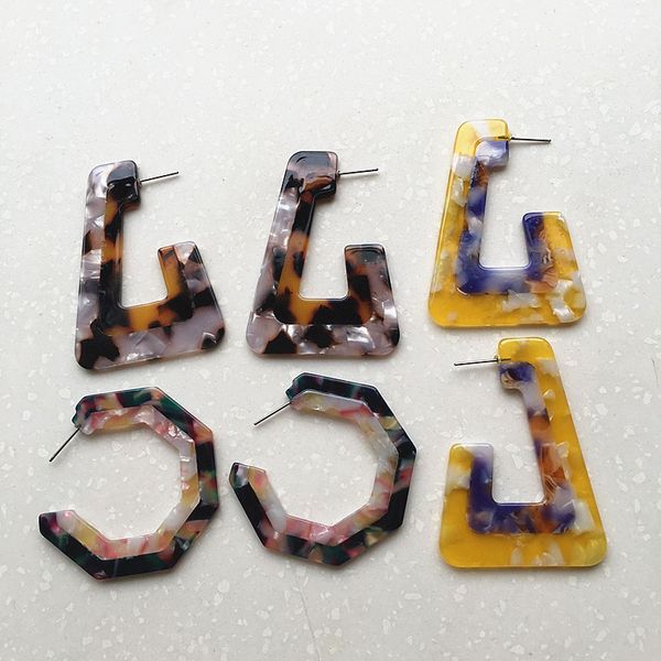 ujbox new leopard acetate stitching earrings japanese korean two-tone earrings wedding party jewelry gift, Golden;silver
ujbox new leopard acetate stitching earrings japanese korean two-tone earrings wedding party jewelry gift, Golden;silver