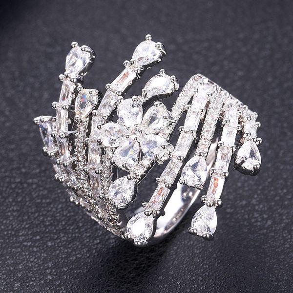 janekelly charm trendy flower shape statement stacks rings for women cubic zircon finger rings beads ring boho beach jewelry, Slivery;golden
janekelly charm trendy flower shape statement stacks rings for women cubic zircon finger rings beads ring boho beach jewelry, Slivery;golden