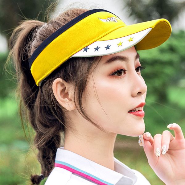 red yellow cotton uv protection golf hat caps with sunscreen visor for women outdoor ball games hiking headwear, Black;white
red yellow cotton uv protection golf hat caps with sunscreen visor for women outdoor ball games hiking headwear, Black;white