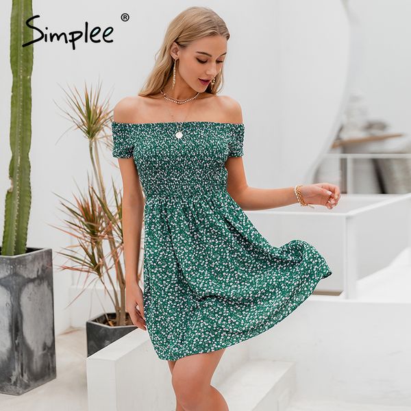 simplee elegant off shoulder women mini dress boho floral print female a-line dress spring summer holiday beach ladies dresses, Black;gray
simplee elegant off shoulder women mini dress boho floral print female a-line dress spring summer holiday beach ladies dresses, Black;gray