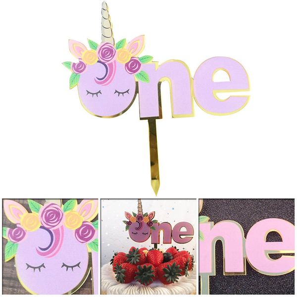 1pc unicorn acrylic cake er glitter gold one happy birthday cupcake er for kids first baby shower cake decorations tools
1pc unicorn acrylic cake er glitter gold one happy birthday cupcake er for kids first baby shower cake decorations tools