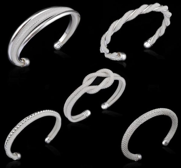925 sterling silver plated bangle bracelets for women charms bangles jewelry christmas gift factory price high quality, Black
925 sterling silver plated bangle bracelets for women charms bangles jewelry christmas gift factory price high quality, Black