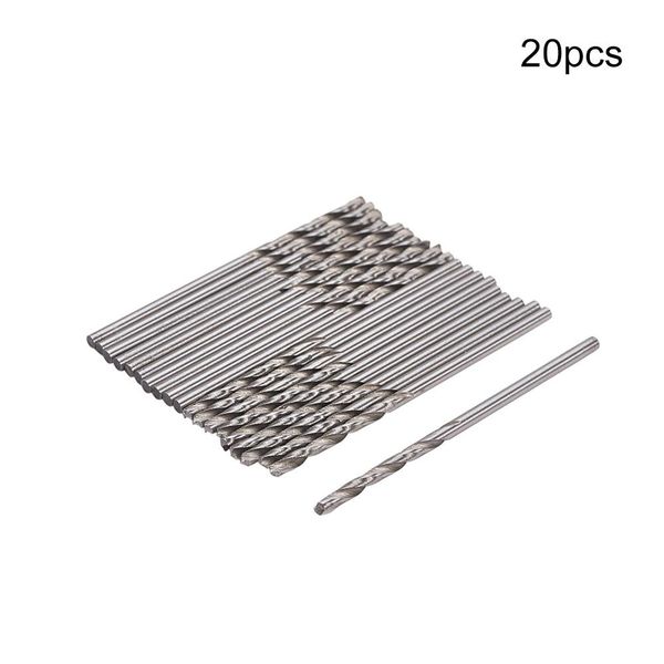 20pcs straight shank twist drill bit 1.6/1.7mm diameter high speed steel twist drilling hole sharp flute for electric drills
20pcs straight shank twist drill bit 1.6/1.7mm diameter high speed steel twist drilling hole sharp flute for electric drills