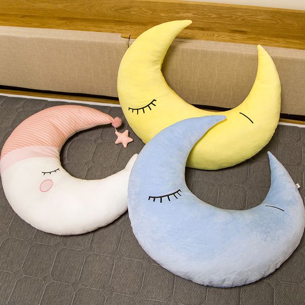 cute moon plush pillow decor cloth pillows kids sleeping comforting plushie pink yellow blue 70*70cm
cute moon plush pillow decor cloth pillows kids sleeping comforting plushie pink yellow blue 70*70cm