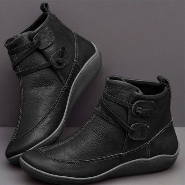 women boots 2019 new fashion simple casual waterproof short boots round toe solid shoes leather boot female shoes zapatos, Black
women boots 2019 new fashion simple casual waterproof short boots round toe solid shoes leather boot female shoes zapatos, Black